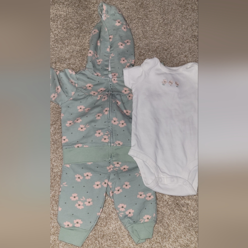 Carters matching jogging outfit
